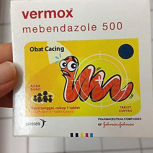 harga obat cacing vermox